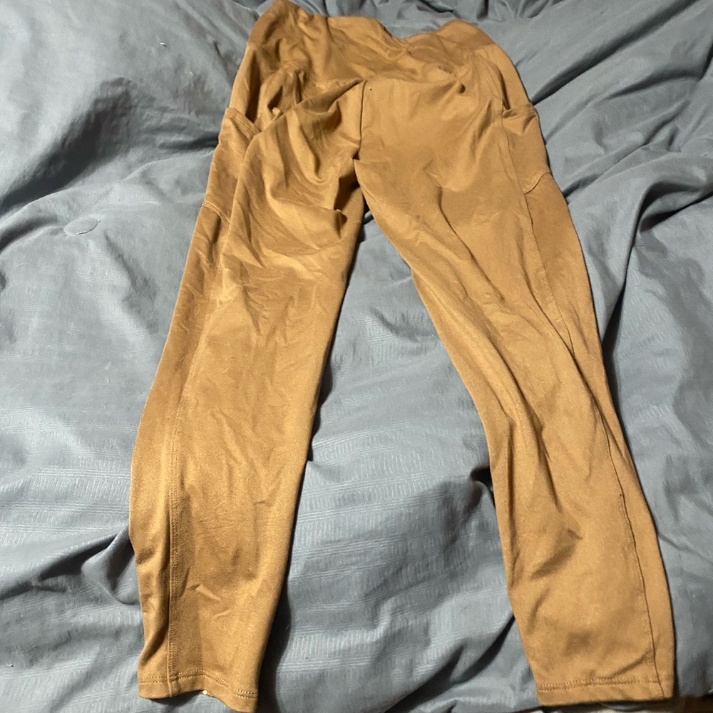 Zenana Outfitters Camel Leggings - Picture 4 of 4